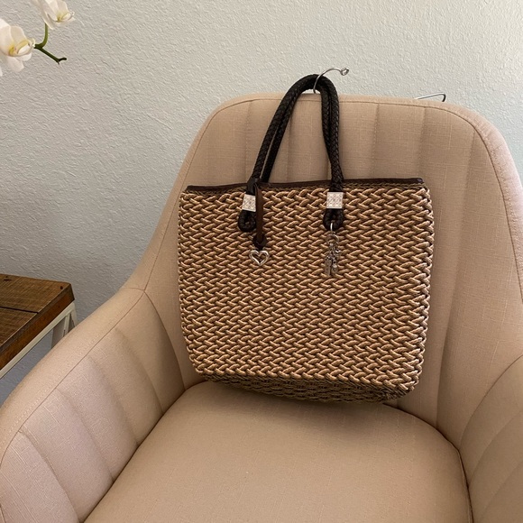 Brighton Handbags - Brighton small straw purse